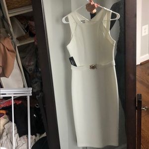 NWT guess white midi dress
